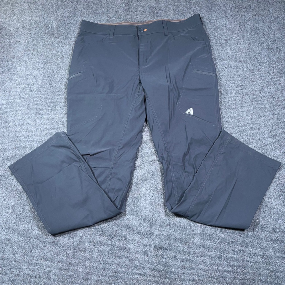 Eddie Bauer First Ascent Guide Pants Mens T40x36 Hiking Outdoor Gray